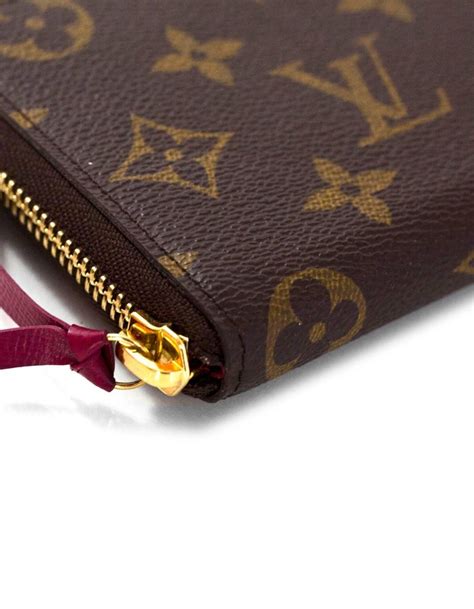 clemence wallet louis vuitton monogram fuschia|monogram wallet canvas.